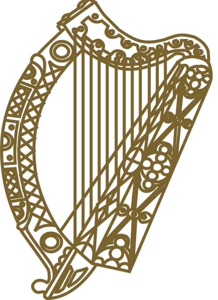 Image of the harp - Celtic symbols