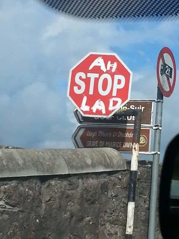 road-sign-Funny Irish Photos