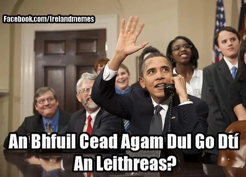 Obama Irish Memes