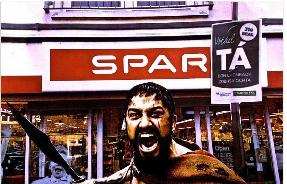 Spar Irish Memes