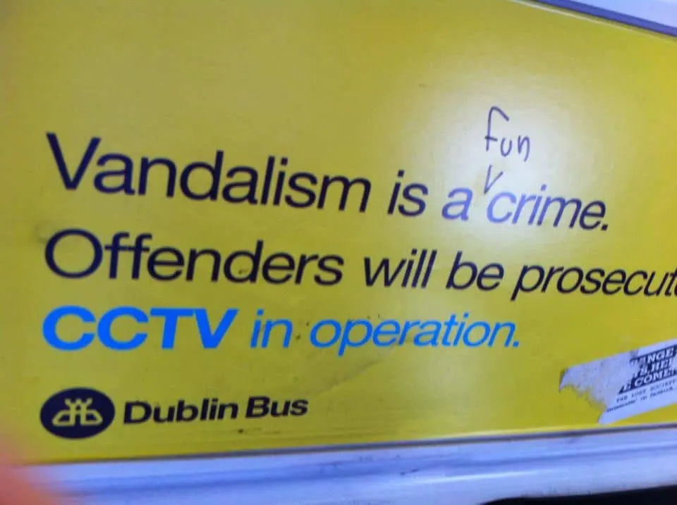 Vandalism Irish Memes