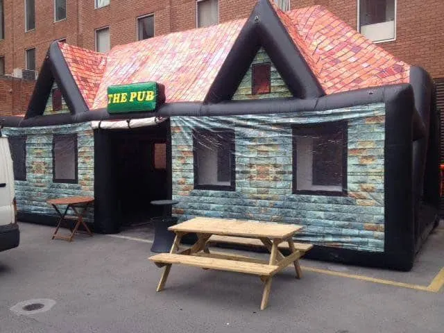 inflatable irish pub