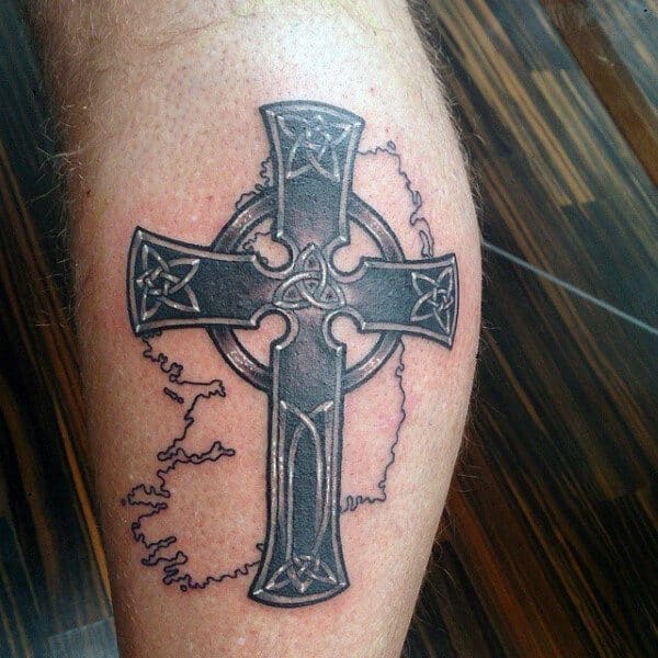 celtic cross tattoo example 2 (1) - Irish Around The World