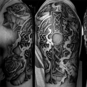 celtic cross tattoo example 3