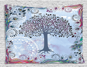 celtic tree of life wall tapestry