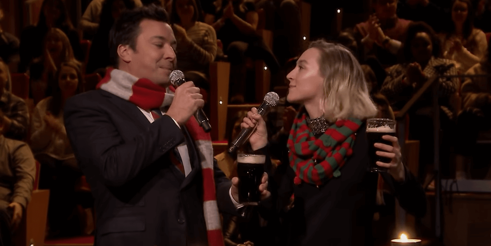Saoirse Ronan and Jimmy Sing Fairytale Of New York