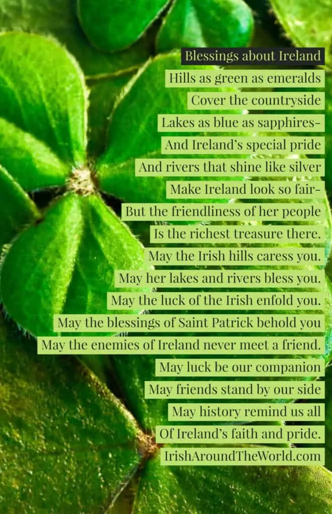 An Irish blessing about Ireland