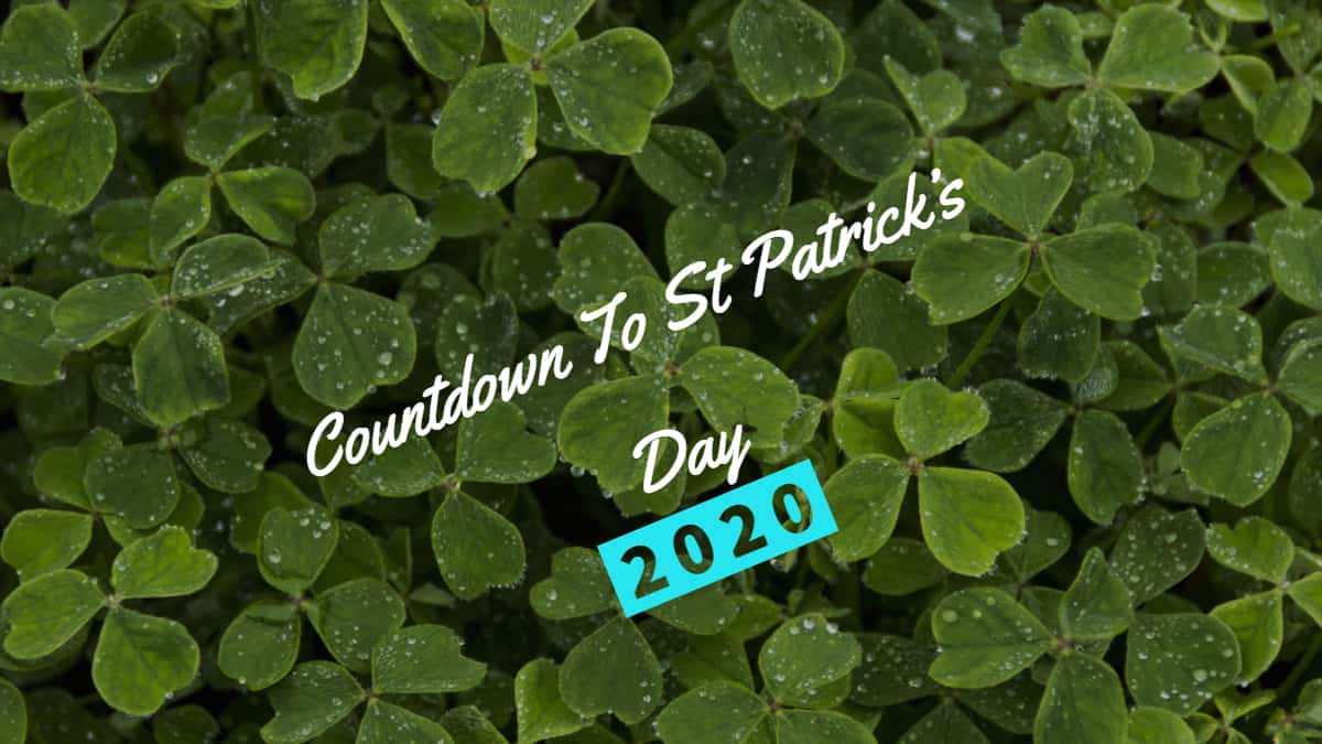 Countdown to St Patricks day 2020