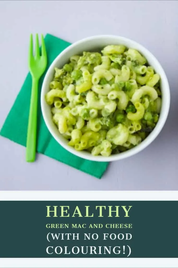 Green mac and cheese For St Patrick's Day(Healthy Version)