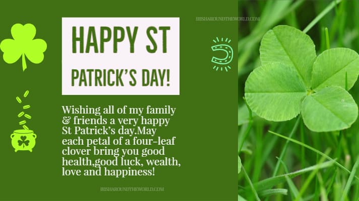 St Patrick's Day 2019 Blessing:
