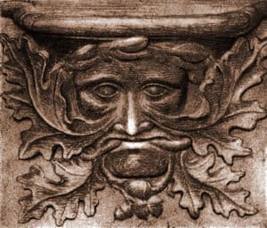 Medieval misericord; abbey-church of Vendôme, France