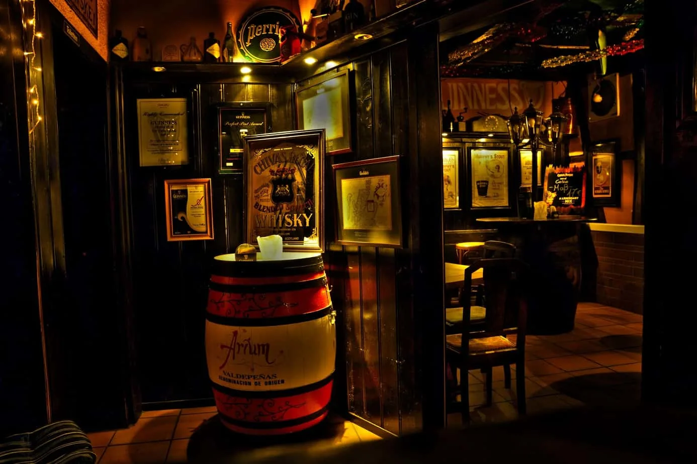 Pint in Irish Bar