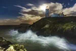 Donegal Irish Sea Ireland Fanad Lighthouse Coast
