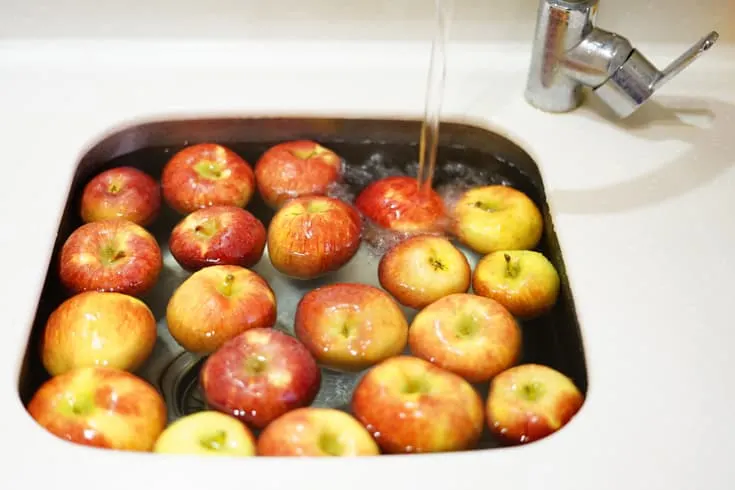 Bobbing for apples a Halloween tradition