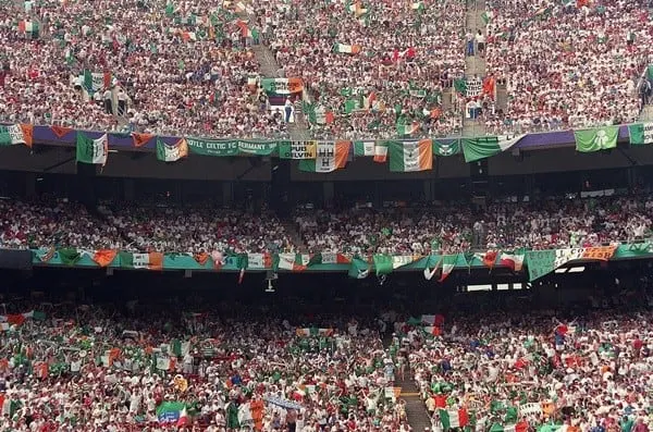 Irish fans at the World Cup in the US