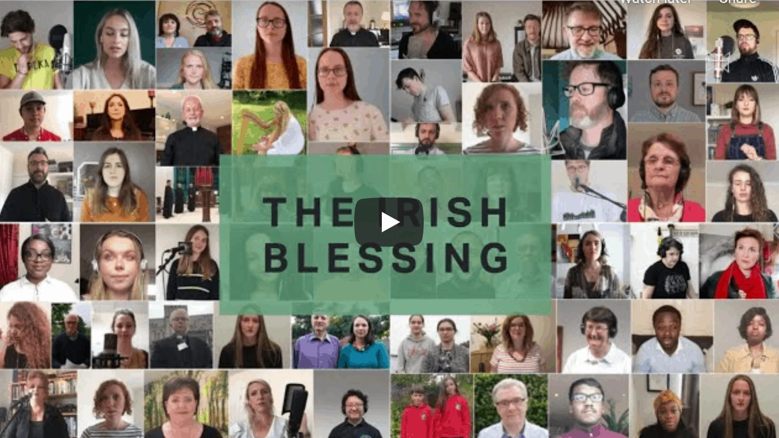 Irish blessing over 300 churches accross every county in Ireland