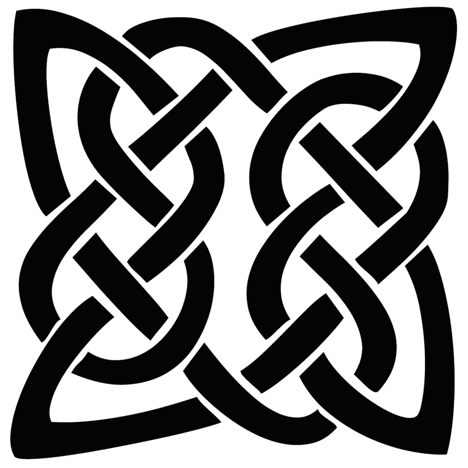 A picture of a Celtic Quaternary Knot 