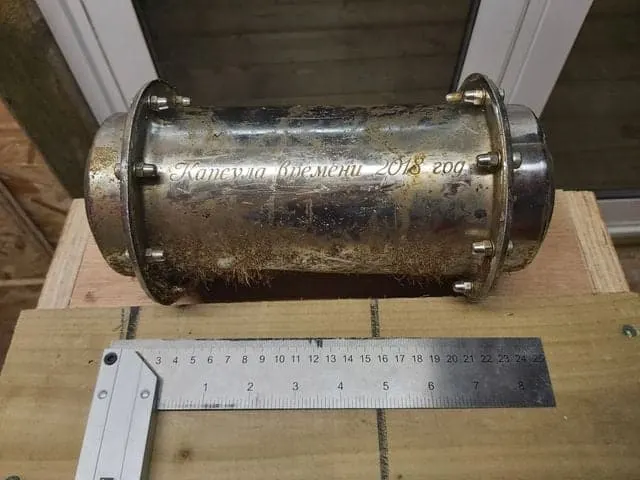 Russian time capsule unopened found out by Donegal beach measured