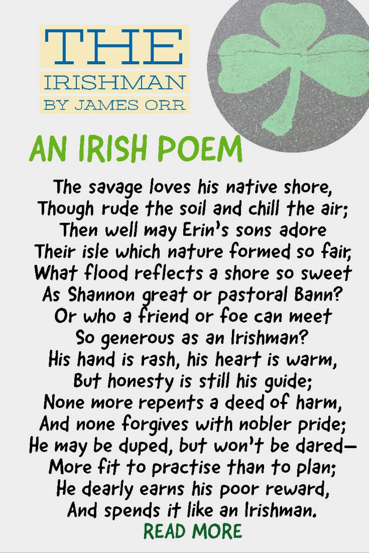 The Irishman poem 