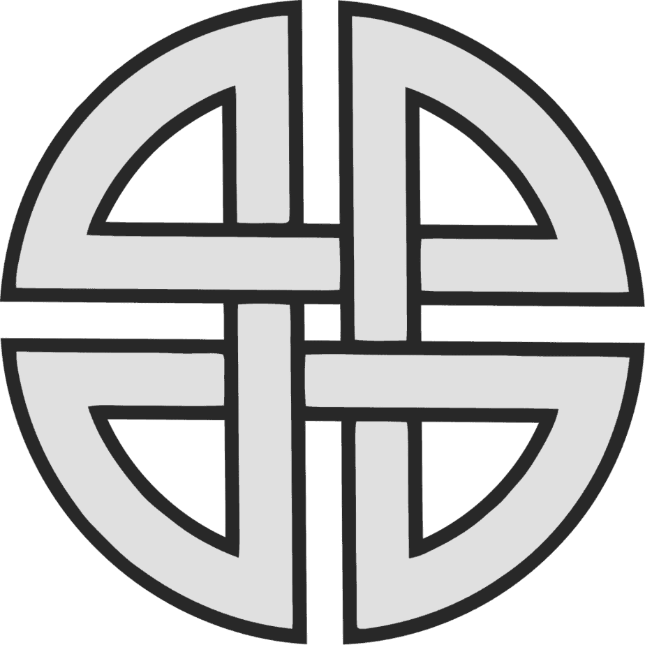 four corners on the shield knot