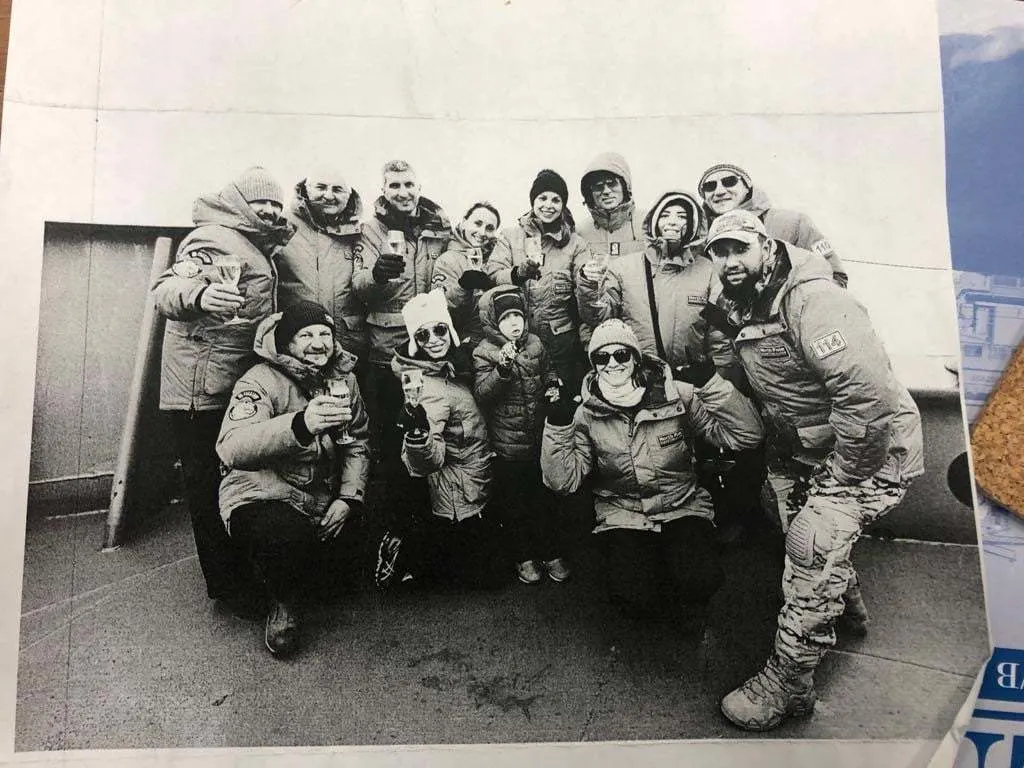 Photos of the crew from the Russian time capsule 