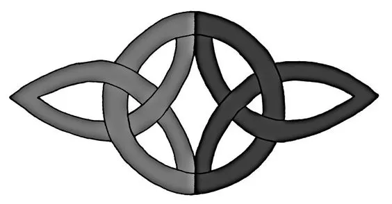 Celtic Symbol For Love The figure represents two people, joined in body, mind, and spirit in everlasting love.