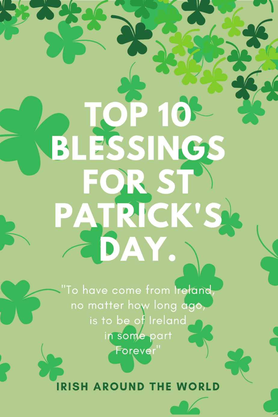 Patricks irish blessing day st for 