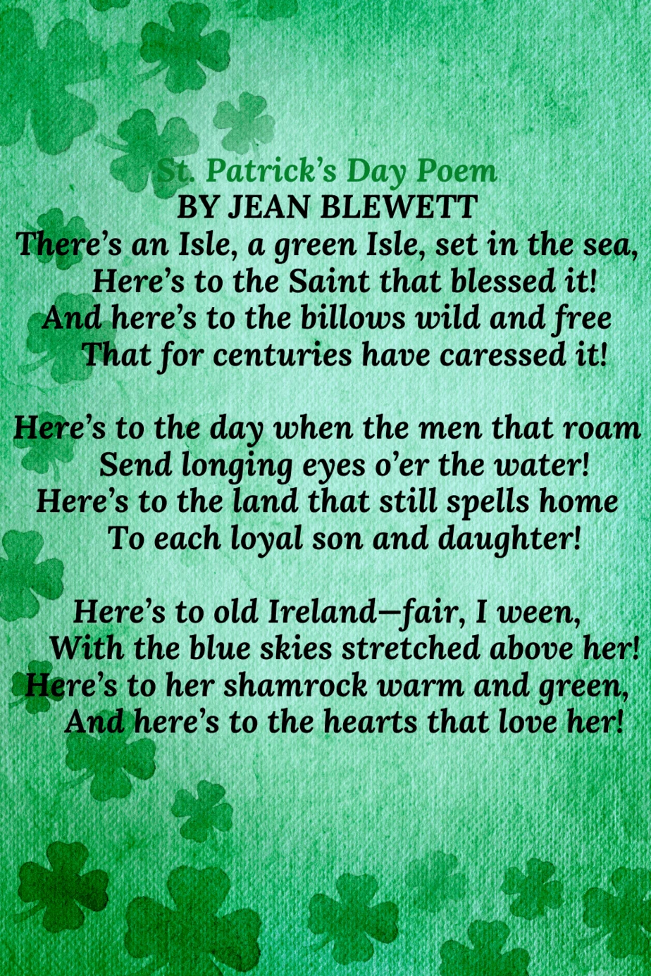 St Patricks day poem