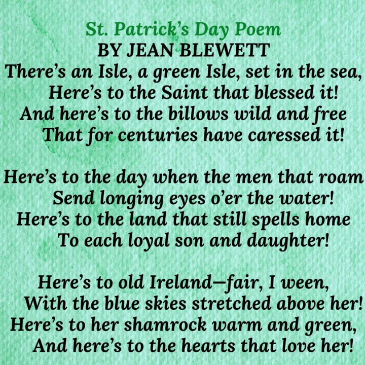 St patricks day poems