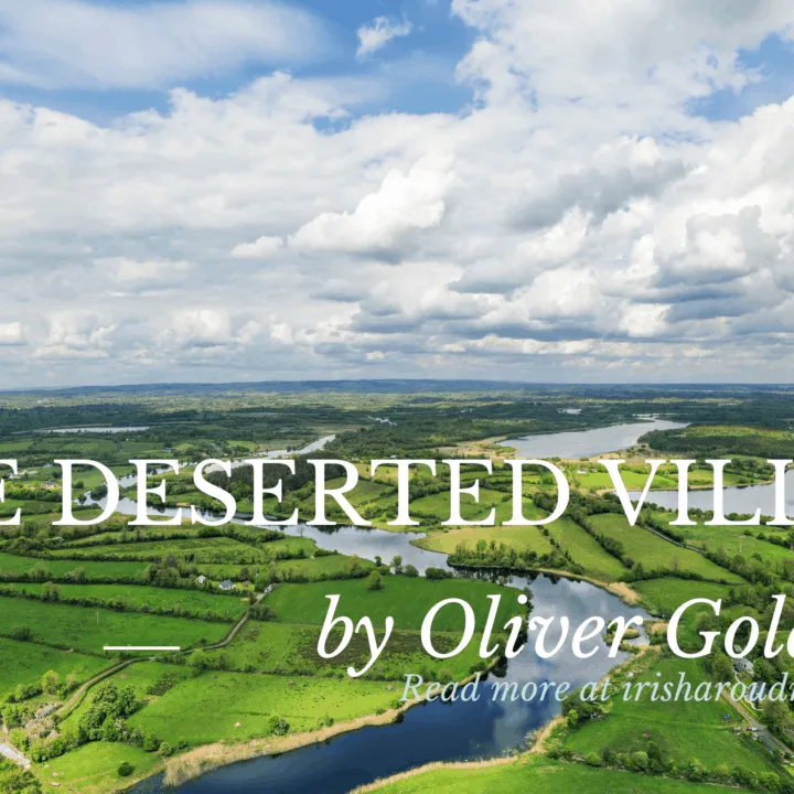 the deserted village by Oliver Goldsmith