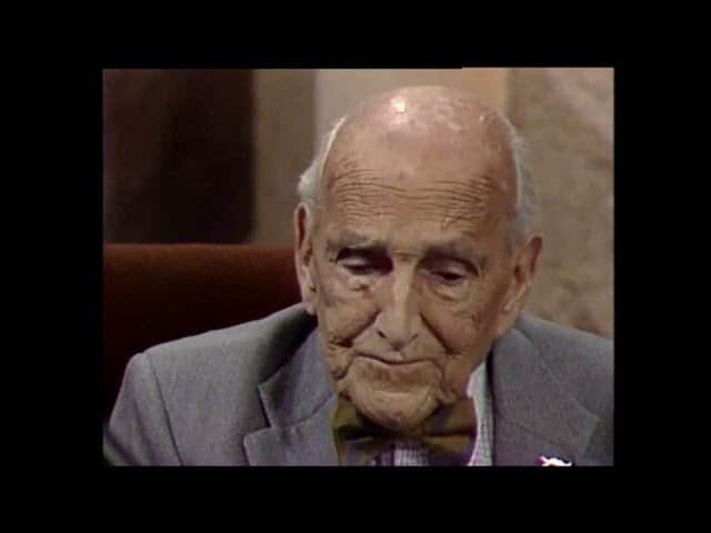 93-Year-Old Irish Soldier describes World War One, 1988