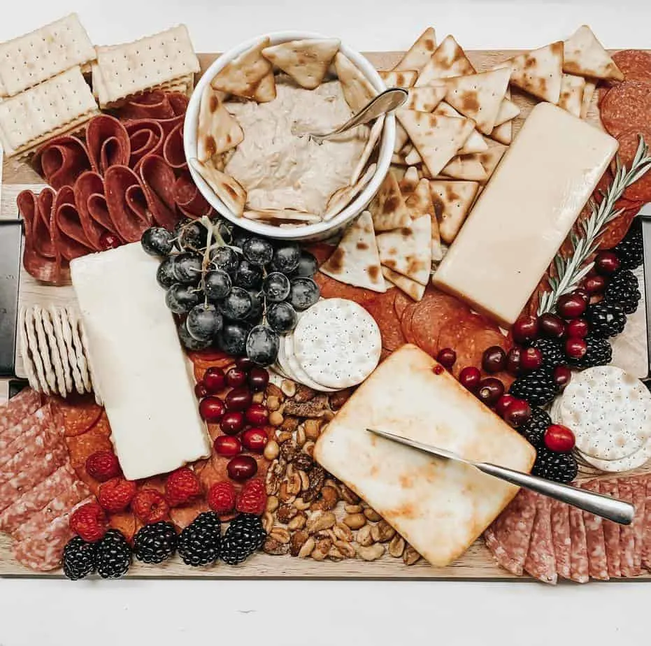 Cream crackers on a cheese board an Irish invention that I am sure you have had before. 