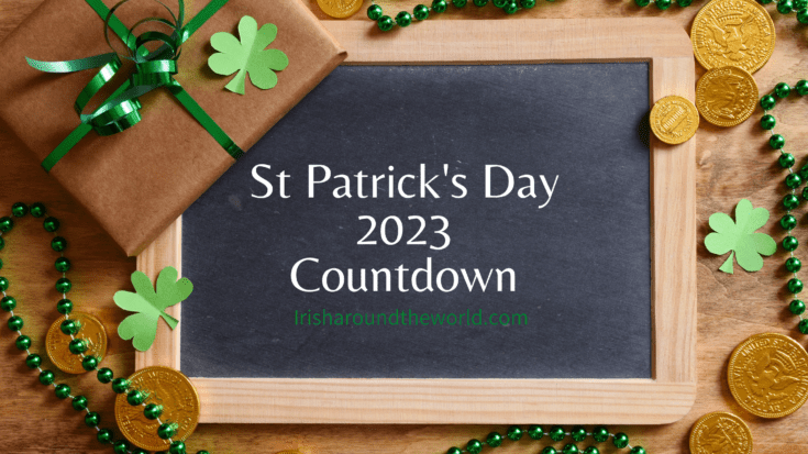 st patricks day countdown facebook post