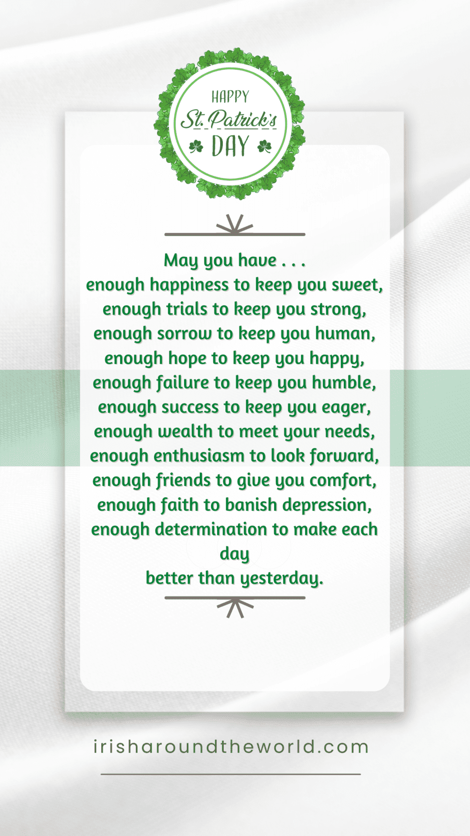 Longer St Patrick's day blessings