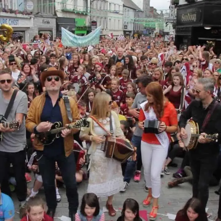 largest amount of people in galway