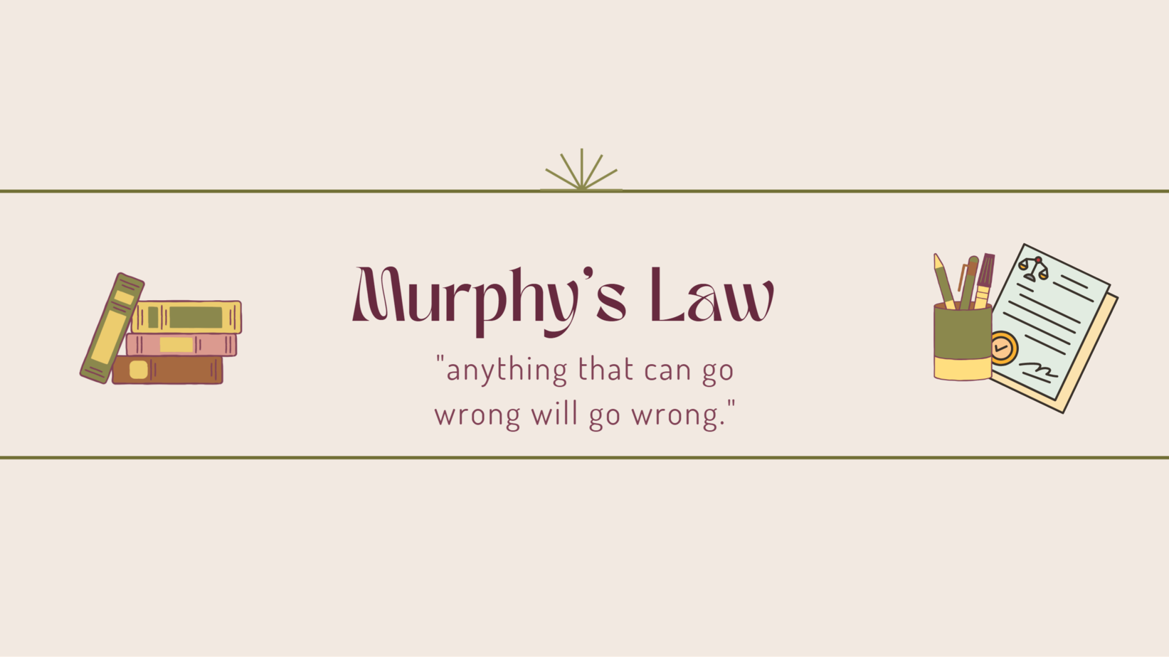 Murphys law meaning