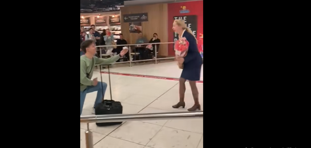 Watch This Amazing Surprise Proposal At Dublin Airport Video