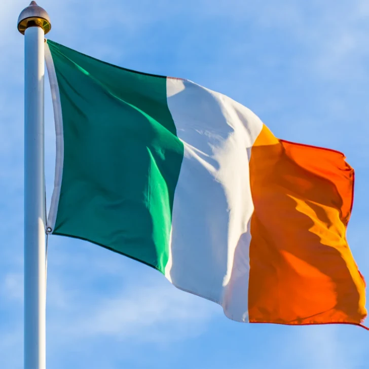 The history behind the Irish flag.
