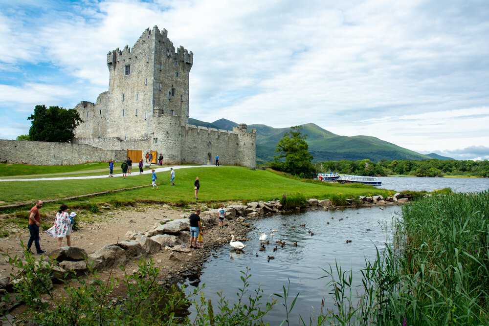 The incredible Ross Castle great to see and one of the best things to do in Killarney