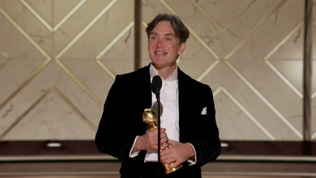 Cillian Murphy Wins Best Actor At Golden Globes(Video Of Speech)