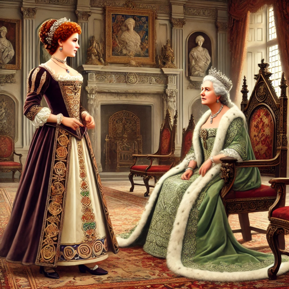 Grace meeting Queen Elizabeth 1593