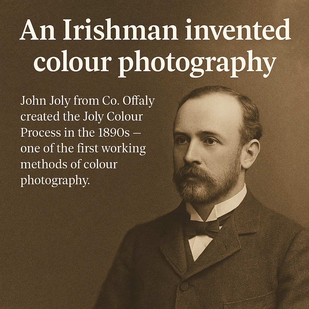 Irishman created colour photography