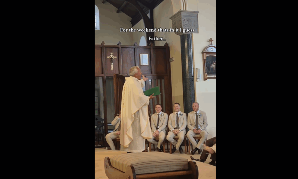 priest singing wonderall