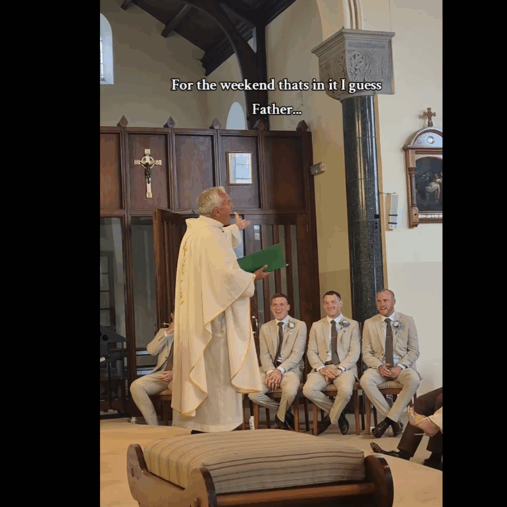 priest singing wonderall