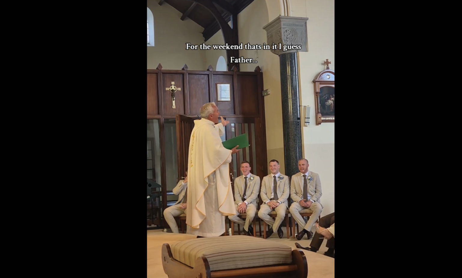 priest singing wonderall