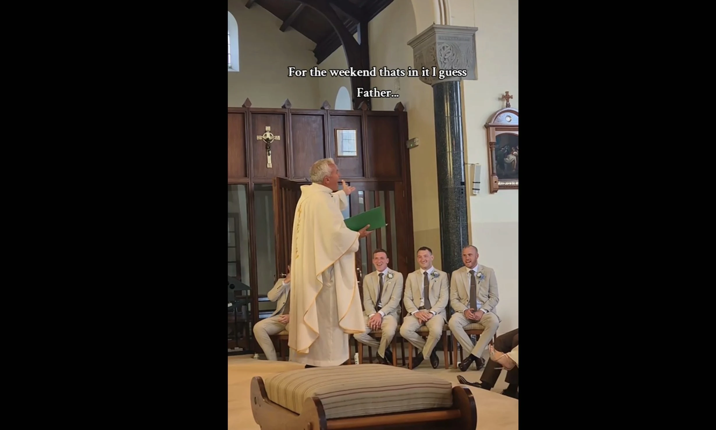 priest singing wonderall