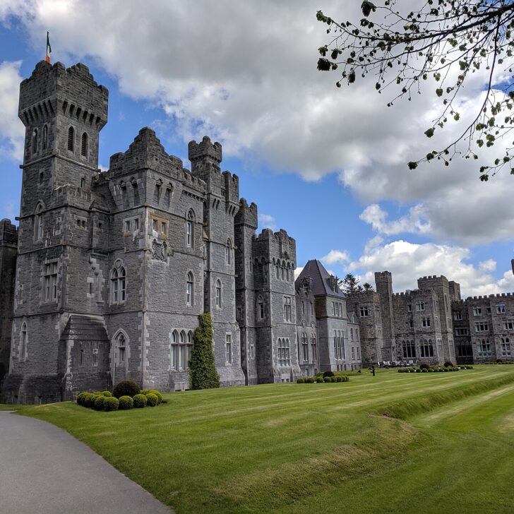 Ashford Castle in Co. Mayo, one of the most famous places to stay in Ireland