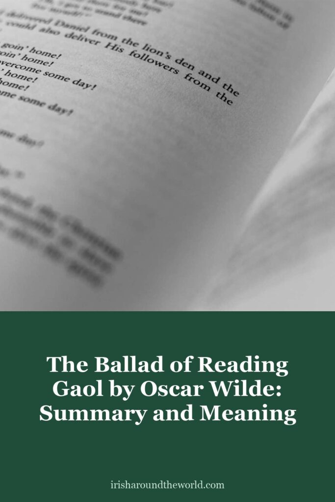 The Ballad of Reading Gaol by Oscar Wilde: summary and meaning