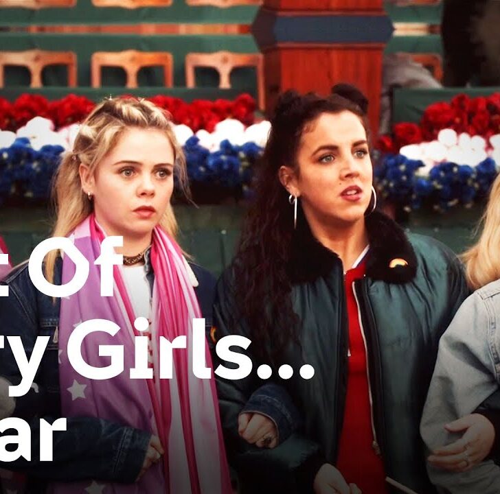 The cast of Derry Girls