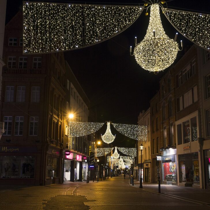 Grafton Street at night